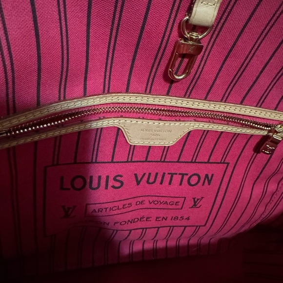 Louis Vuitton LV Tote bag Neverfull M44364 love lock Browns Monogram - Picture 9 of 10